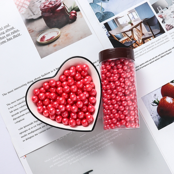 Bi đường 7mm đỏ (túi 100gam).
