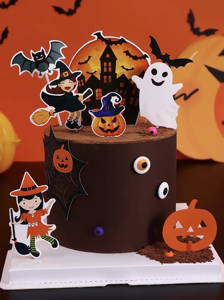 10 set giấy - Halloween 24 (mẫu 9) (tương ứng 5 túi x combo 2 set).