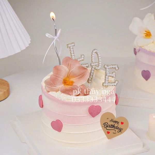 Set 60 thẻ trái tim HPBD giấy - MÀU NÂU (SIZE NHỎ 6.5x3.5cm).