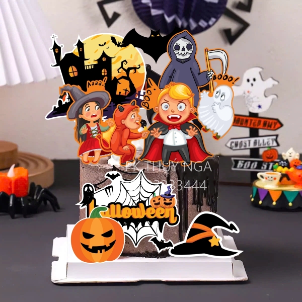 10 set giấy - Halloween 24 (mẫu 1) (tương ứng 5 túi x combo 2 set).