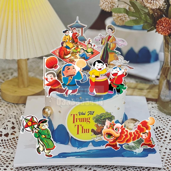 Combo 2 set giấy trung thu -tết đoàn viên MẪU 17.
