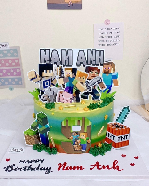 Combo 2  Set giấy người tàng hình Minecraft.