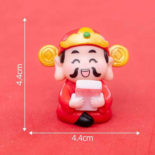 Set 6 thần tài mix mẫu mini (nhựa đặc)9446.