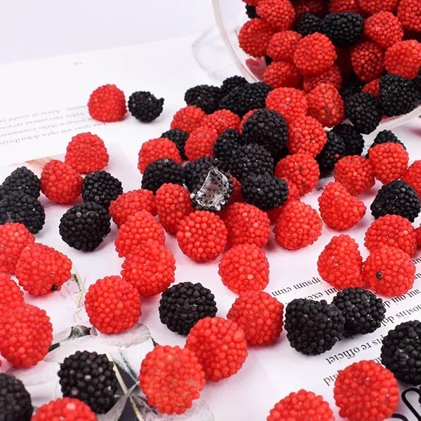 Túi kẹo dẻo giòn mâm xôi (túi 2.5kg).