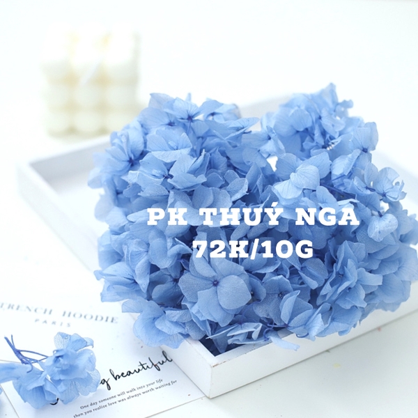 Hoa khô cẩm tú cầu-xanh dương (10gam).
