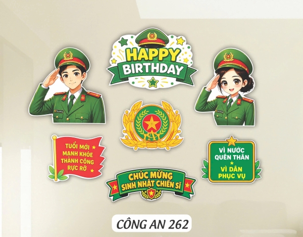 10 Set giấy công an HD-262.