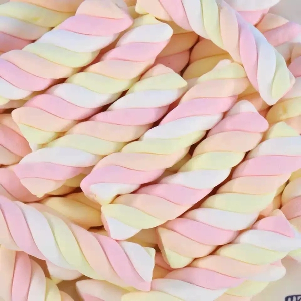 Kẹo Marshmallow 1kg - xoắn DÀI.