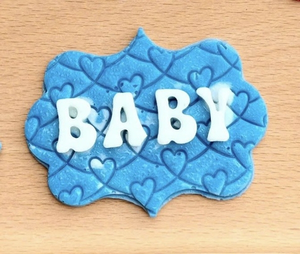 Khuôn silicon - Hình khối chữ nhật BABY.