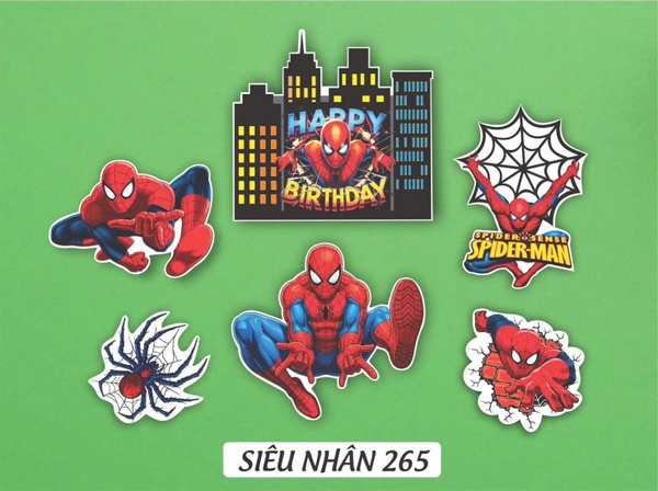 10 set giấy siêu nhân nhện HD - 265.