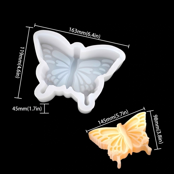 Khuôn silicon - hình con bướm.