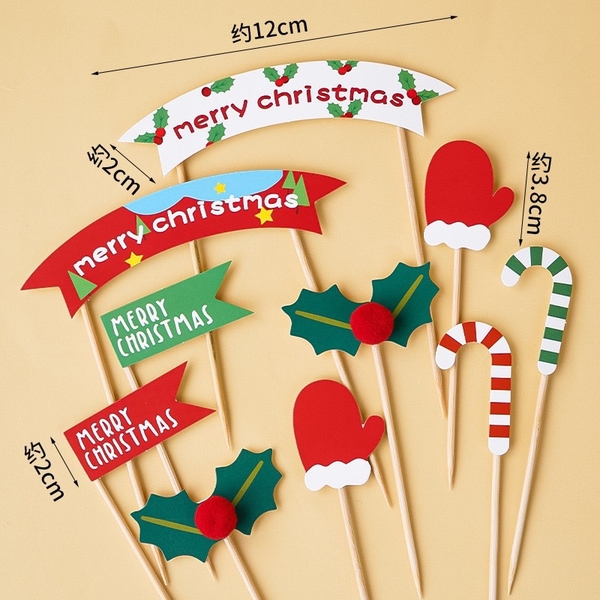Combo 10 set giấy Noel - găng tay đỏ và bảng chữ (5 túi).