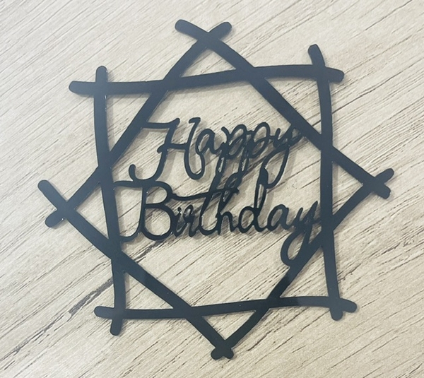 Set 10 mica HPBD lục giác M8-ĐEN.
