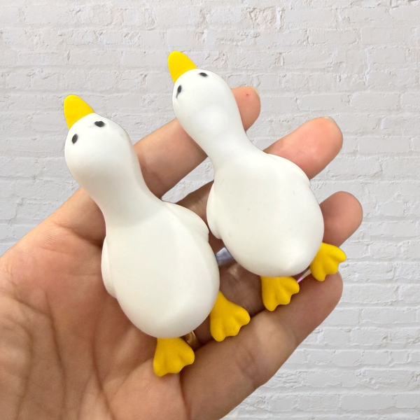 Set 5 vịt nằm (chất liệu đất nặn).