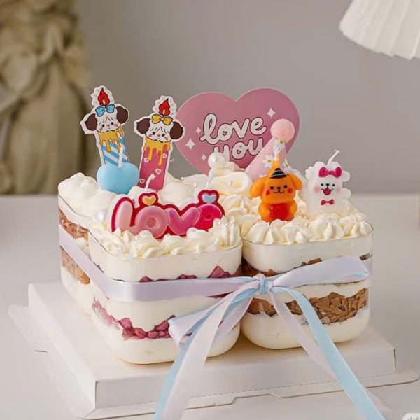 Nến LOVE mẫu mới-HỒNG.