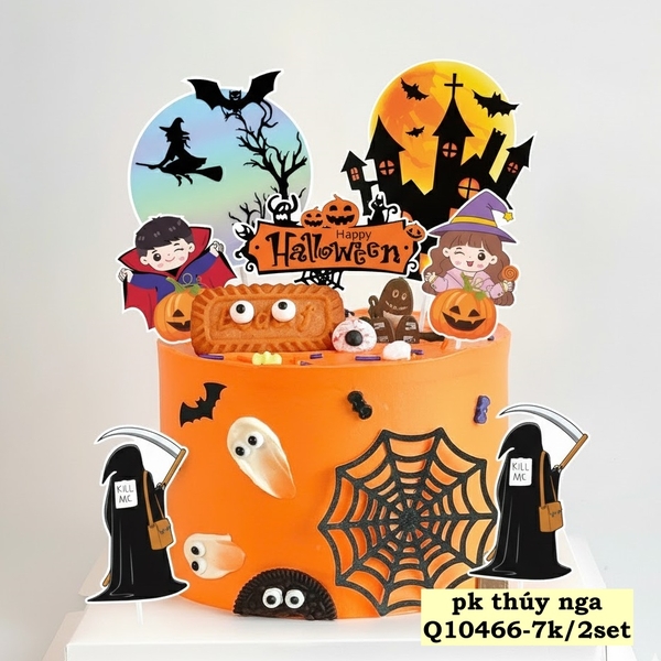 Combo 2 set giấy chủ đề  Halloween - Q10466.