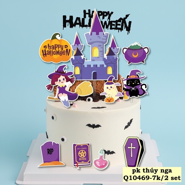 Combo 2 set giấy chủ đề  Halloween - Q10469.