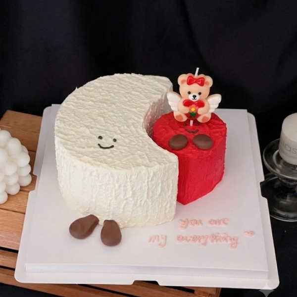 Vỉ 3 cây nến -GẤU cánh thiên thần.
