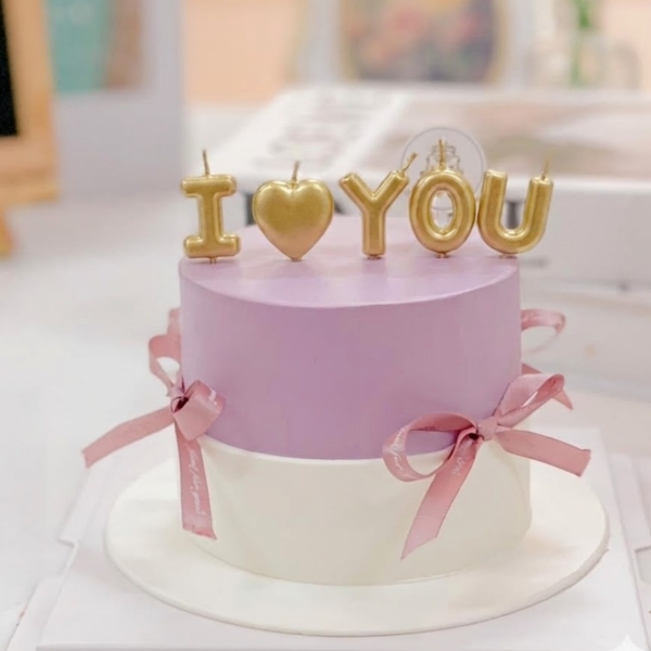 NEN- Nến I love you vàng.
