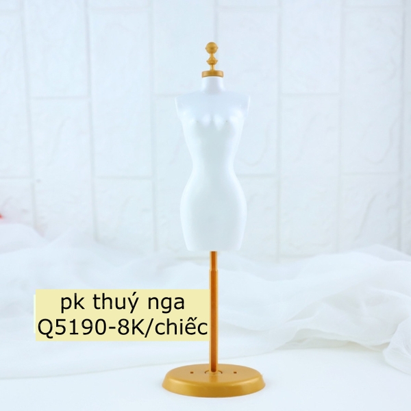 TUONG-Móc váy cưới bằng nhựa - trắng  (manocanh).