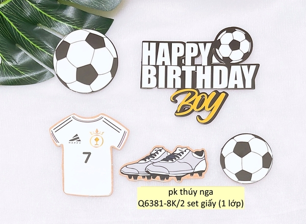 Combo 2 set giấy bóng đá- áo số 7 và giày (1 lớp).