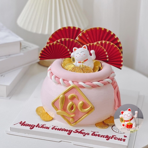 Mèo may mắn (NHỰA CỨNG-VẪY TAY).