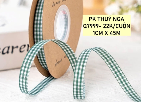 Ruybang caro mẫu mới (1cm x 45m) (9 phiên bản sắc màu).