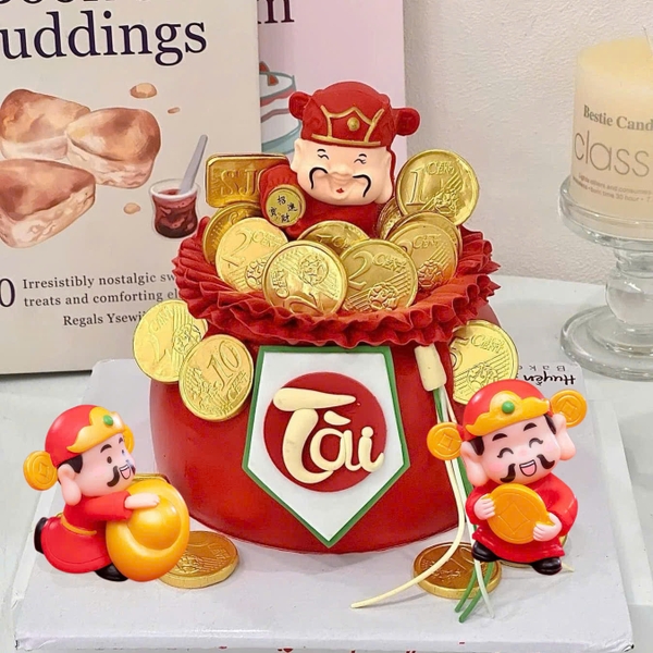 Set 6 thần tài mix mẫu mini (nhựa đặc)9446.