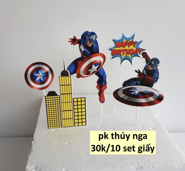 10 set giấy siêu nhân caption (CT).