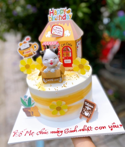 TUONG-Mèo ngồi giỏ (nhắm mắt) (loại 1 cổ lò xo).