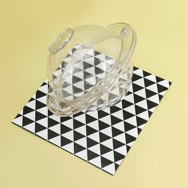 Khuôn bánh nhựa hình cầu làm bánh đập (đường kính 15cm).