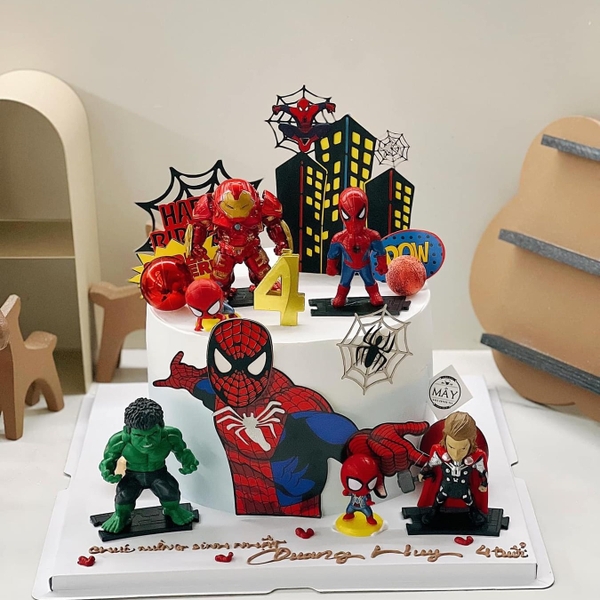 Bộ 6 siêu nhân anh hùng (Avenger) mẫu mới (nhựa đặc).