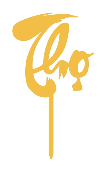 Set 10 mica chữ Thọ tiếng việt -VÀNG.