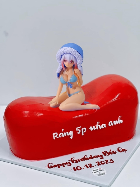 Tượng bikini sexy  (nhựa nhẹ) -màu xanh.