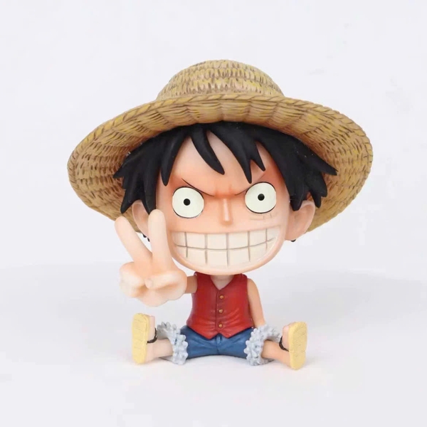 Tượng nhựa đặc  Luffy trong hoạt hình One Piece  (mẫu baby).