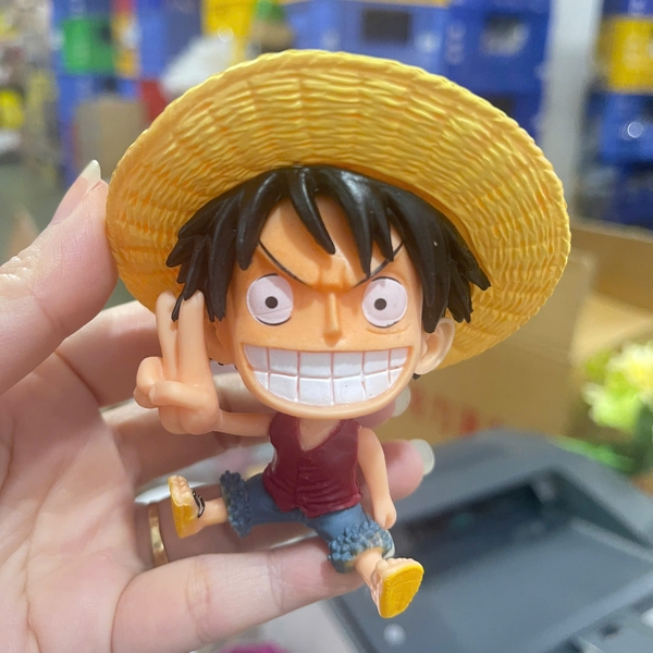 Tượng nhựa đặc  Luffy trong hoạt hình One Piece  (mẫu baby).
