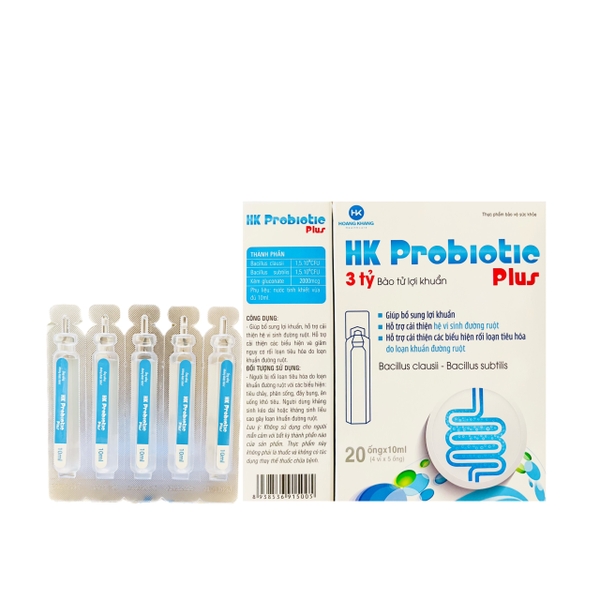 HK PROBIOTIC PLUS Hết tiêu chảy, hết đau bụng , Bổ sung lợi khuẩn có lợi