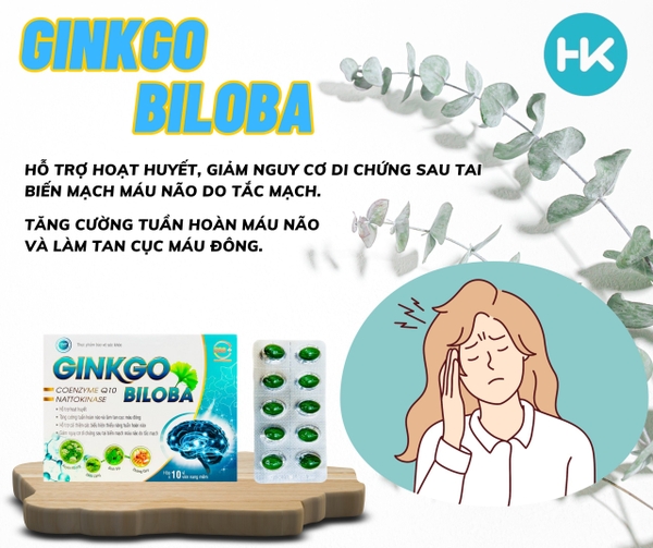 Hoạt Huyết Dưỡng Não Hỗ Trợ tăng cường tuần hoàn não, tăng khả năng tập trung tư duy, cải thiện trí nhớ
