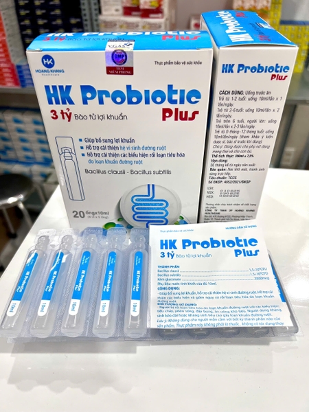 HK PROBIOTIC PLUS Hết tiêu chảy, hết đau bụng , Bổ sung lợi khuẩn có lợi