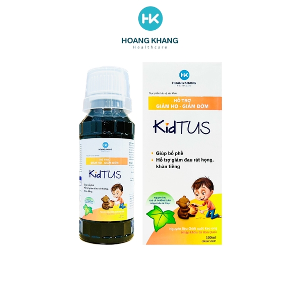 SIRO HO KIDTUS Chai 100ml Công ty DP Hoàng Khang HealthCare