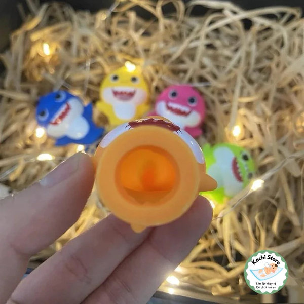 Bộ 5 con rối ngón tay BABY SHARK Đồ chơi gia đình tương tác giáo dục sớm