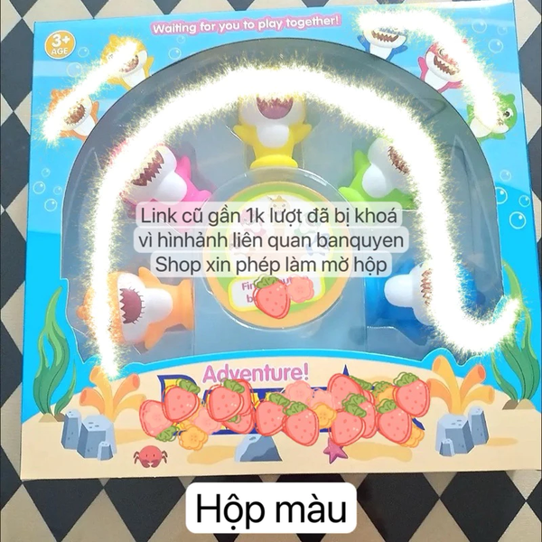 Bộ 5 con rối ngón tay BABY SHARK Đồ chơi gia đình tương tác giáo dục sớm