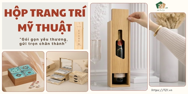 hộp đựng bằng gỗ