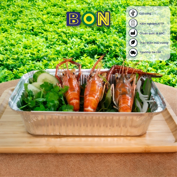 LỐC 20 HỘP NHÔM TAKE AWAY BON G1 - 1900ML