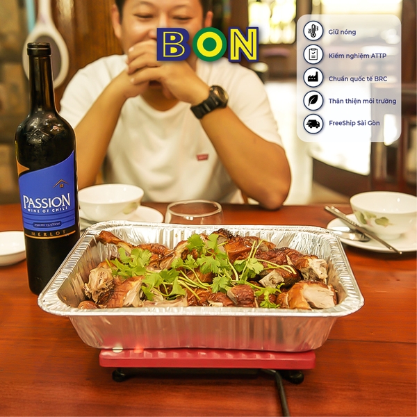 LỐC 2 HỘP NHÔM TAKE AWAY BON G3 - 3500ML
