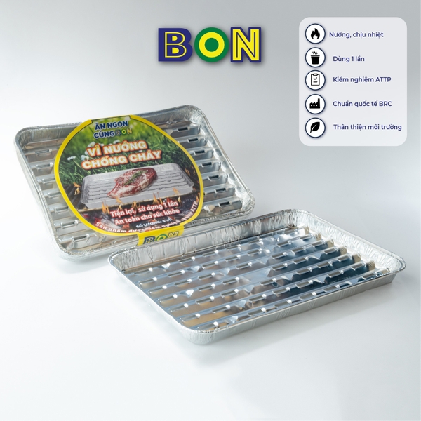LỐC 5 VỈ NƯỚNG CHỐNG CHÁY BON G5