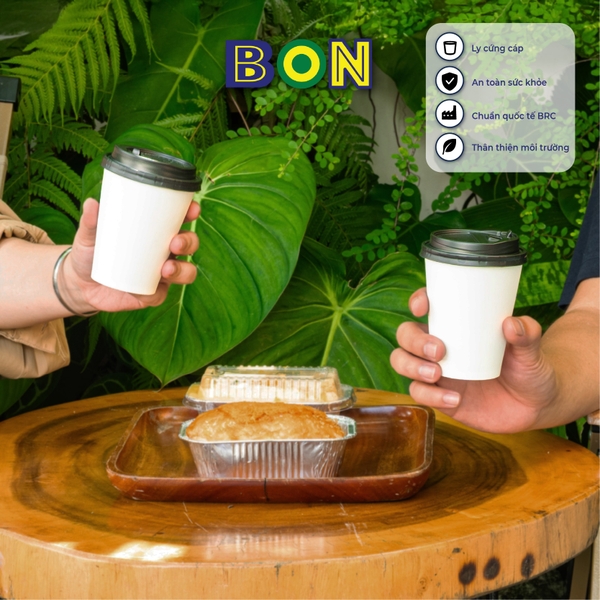 LỐC 50 LY GIẤY TRẮNG - 270ML (8 / 9 OZ)