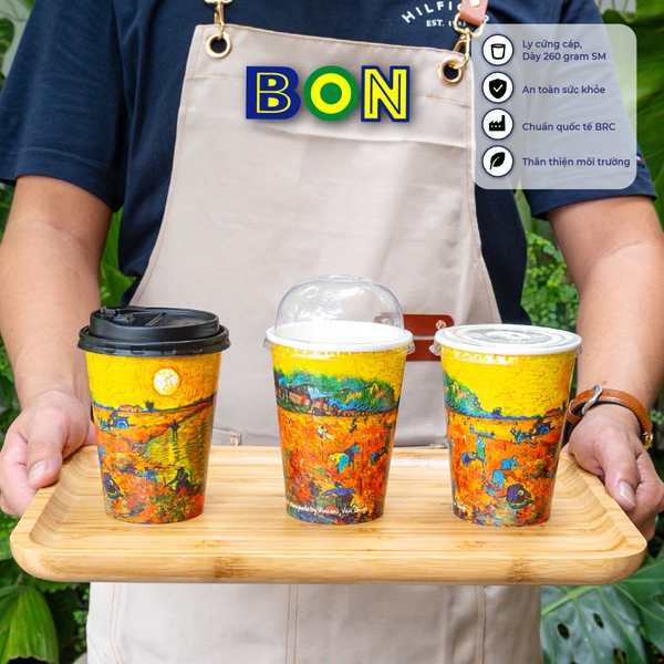 LỐC 50 LY IN TRANH - ĐỒNG NHO ĐỎ - 360ML (12 / 14 OZ)