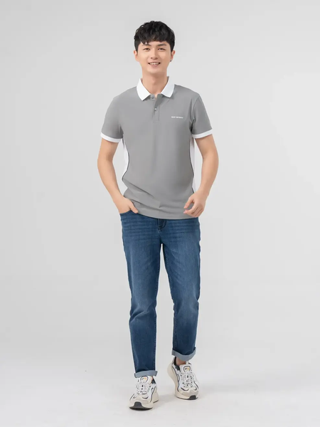 Áo Polo Thể Thao Nam Airycool Lé Sườn Phối Màu