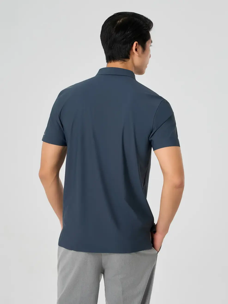 Áo Polo Nam Thể Thao Ép Seam Gấu Áo