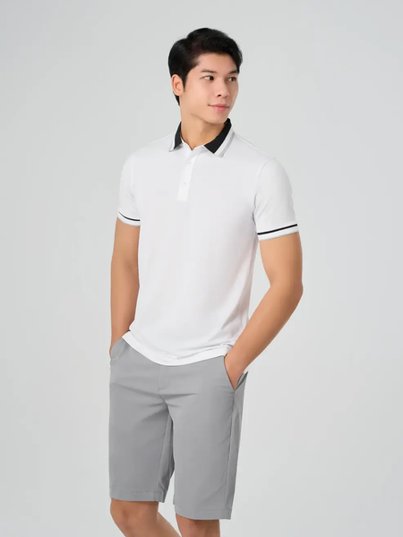 Áo Polo Nam Bo Dệt In Kẻ